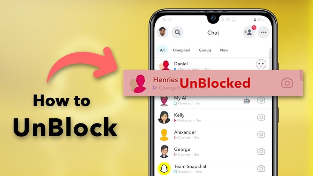 How to Unblock Someone on Snapchat